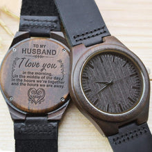 Load image into Gallery viewer, WW- Husband Wood Watch
