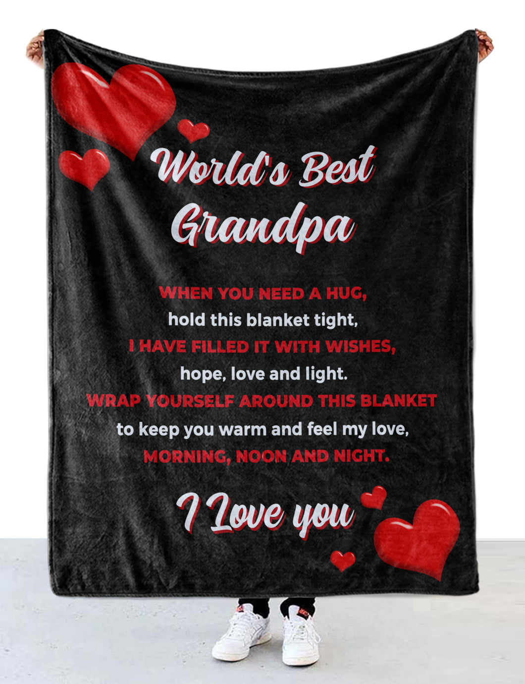 Best Grandpa - Throw Blanket