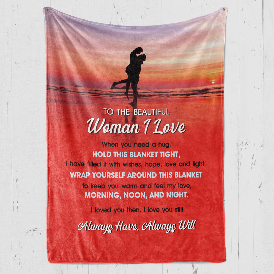 To the Woman I Love - Premium Blanket - RD