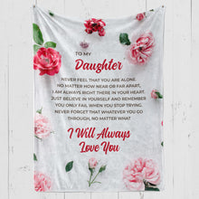 Load image into Gallery viewer, To My Daughter Premium Blanket - 03
