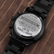 Load image into Gallery viewer, M1 Black Chronograph Watch
