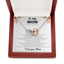 Load image into Gallery viewer, SO2 - Two Hearts Mom Necklace
