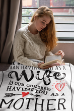 Load image into Gallery viewer, Wife Premium Fleece Blanket II

