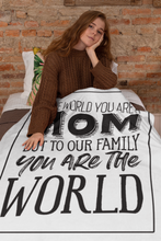 Load image into Gallery viewer, Mom Premium Fleece Blanket I
