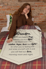 Load image into Gallery viewer, RB - Premium Blanket for Grandpa
