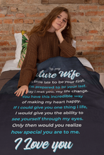 Load image into Gallery viewer, To my Future Wife - Premium Blanket BK
