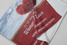 Load image into Gallery viewer, To the Woman I Love - Premium Blanket
